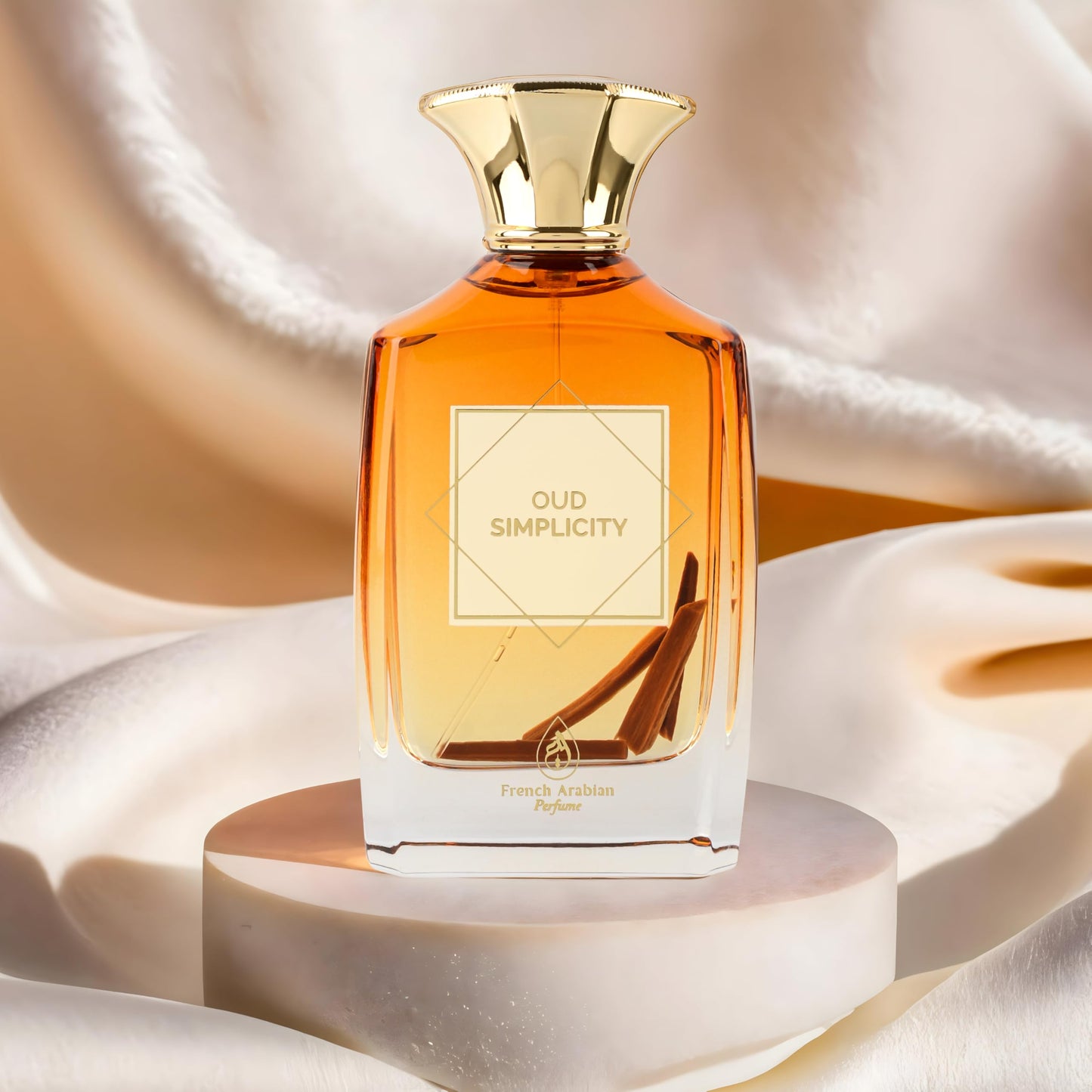 Oud Mood Simplicity 100ml by French Arabian Perfume - Sandalwood and Vanilla Scent - Luxury Arabic Perfume for Women and Men