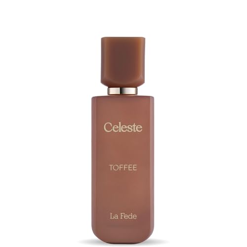 Celeste Toffee 100ml La Fede by Khadlaj Perfume for Women -Gourmand Truffle Cream with Notes of Caramel Coffee - Honey Vanilla Perfume Spray
