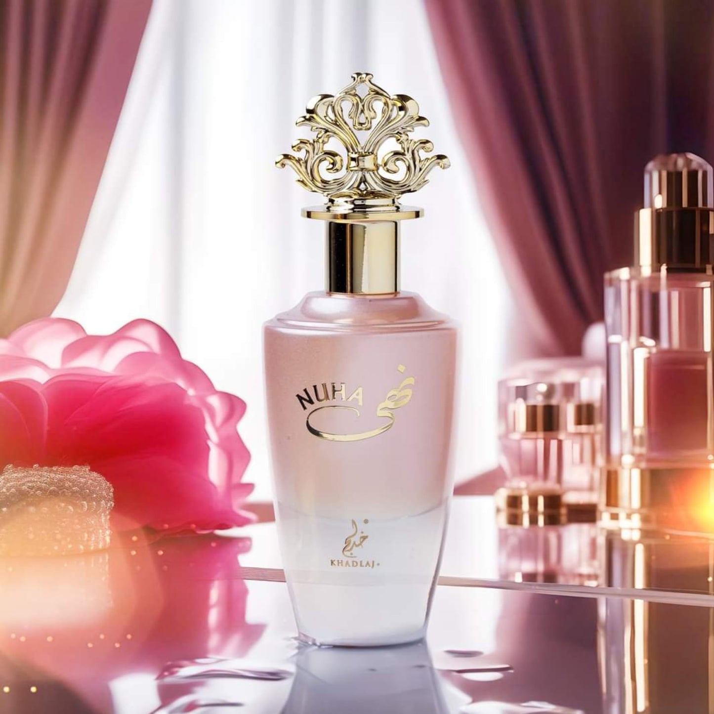 Nuha Eau de Parfum Spray for Women – 100ml by Khadlaj Perfumes
