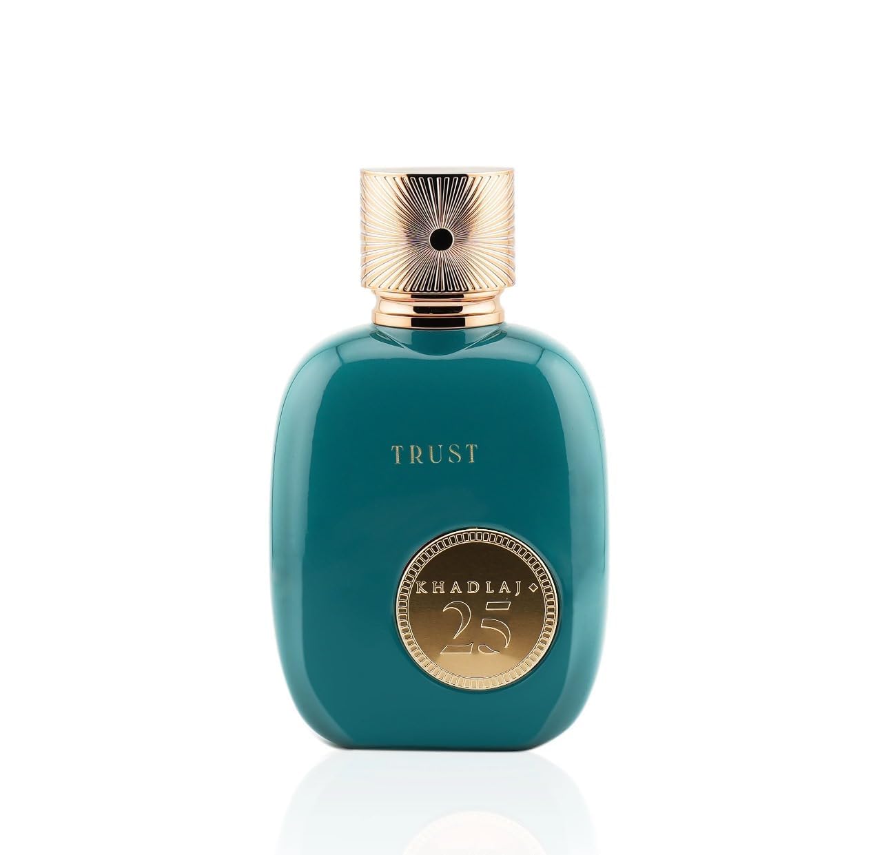 Khadlaj 25 Trust 100ml Eau de Parfum by Khadlaj Perfumes with Bergamot Vanilla Pistachio Jasmine Raspberry Caramel Tonka Sandalwood & Musk – A Timeless Scent Celebrating 25 Years of Excellence