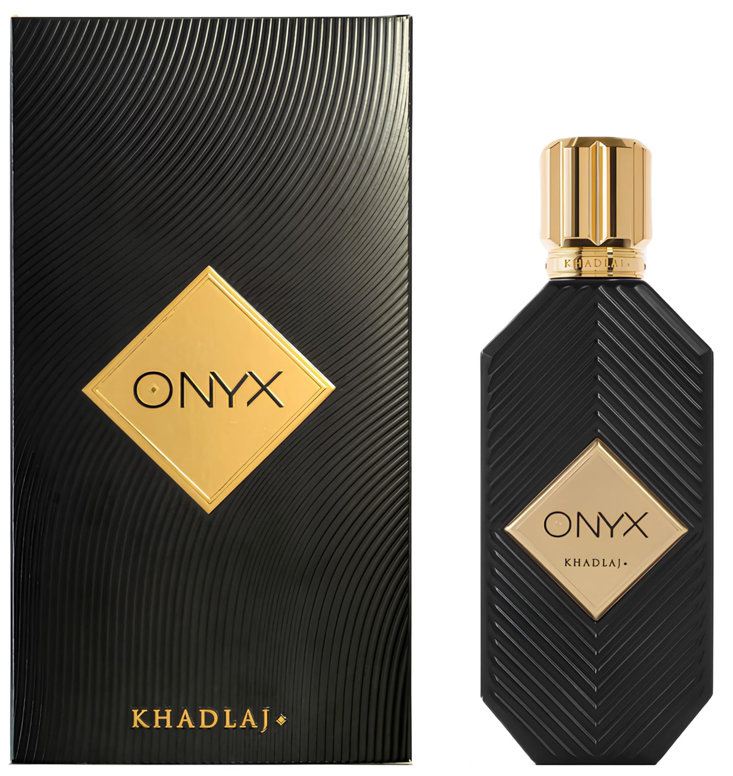 Khadlaj Onyx Gold Eau de Parfum for Men 100ml | Long-Lasting Aromatic Vanilla, Lavender, Vetiver & Musk Fragrance
