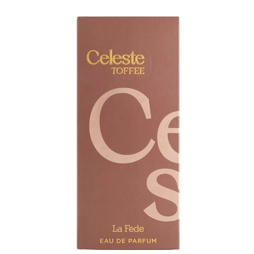 Celeste Toffee 100ml La Fede by Khadlaj Perfume for Women -Gourmand Truffle Cream with Notes of Caramel Coffee - Honey Vanilla Perfume Spray