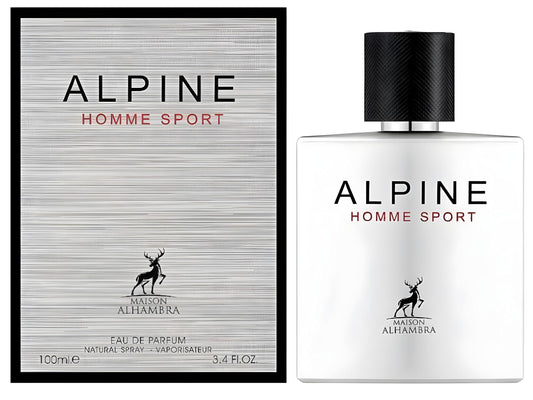Alpine Homme Sport by Maison Alhambra for Men - 3.3 oz EDP Spray