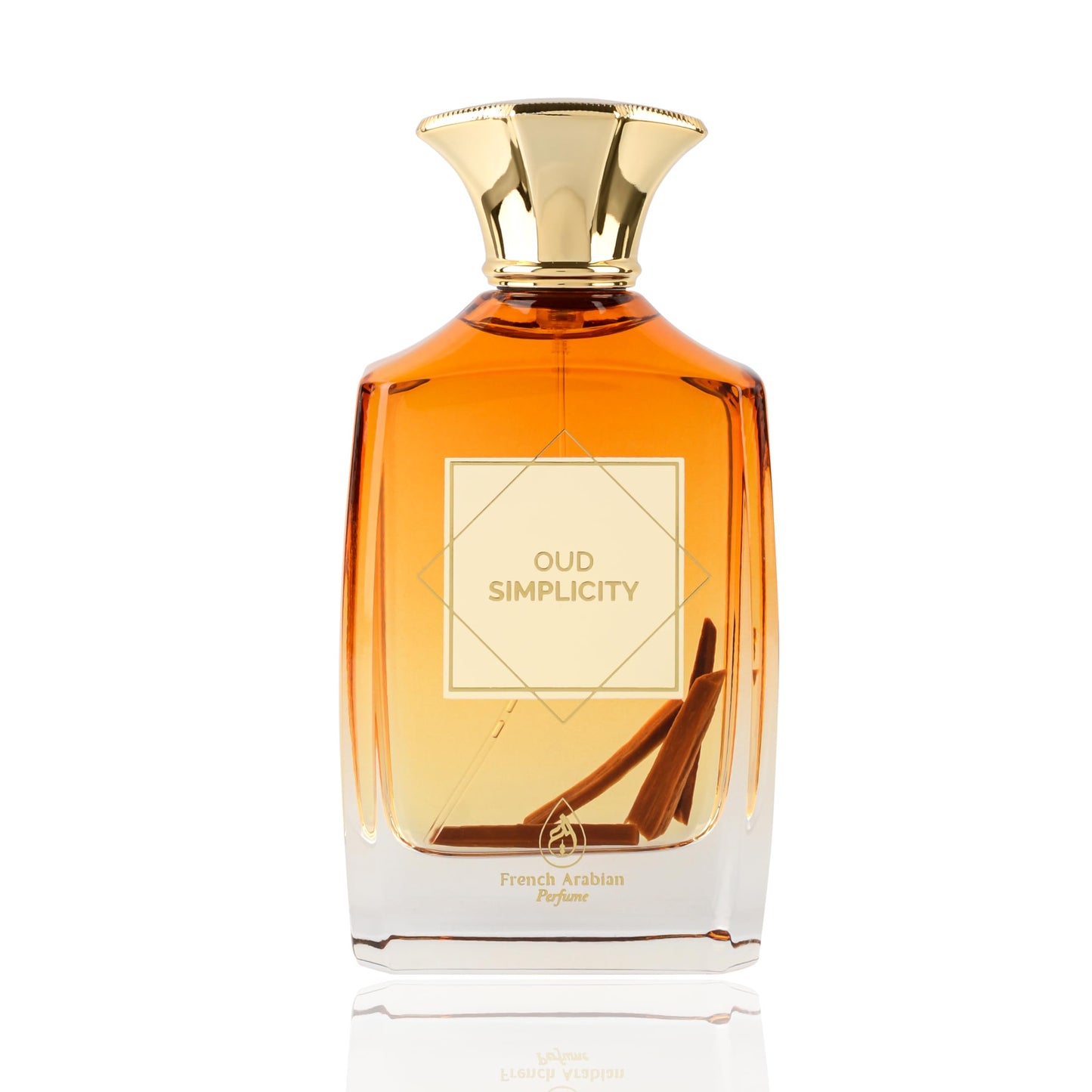 Oud Mood Simplicity 100ml by French Arabian Perfume - Sandalwood and Vanilla Scent - Luxury Arabic Perfume for Women and Men