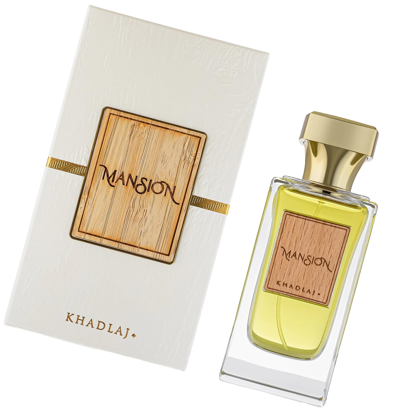 Khadlaj Mansion – Gourmand, Woody, Amber, Floral – Eau de Parfum Spray Long-Lasting Fragrance Unisex, 3.4 Ounce / 100ml