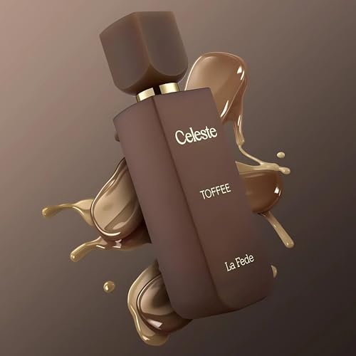 Celeste Toffee 100ml La Fede by Khadlaj Perfume for Women -Gourmand Truffle Cream with Notes of Caramel Coffee - Honey Vanilla Perfume Spray