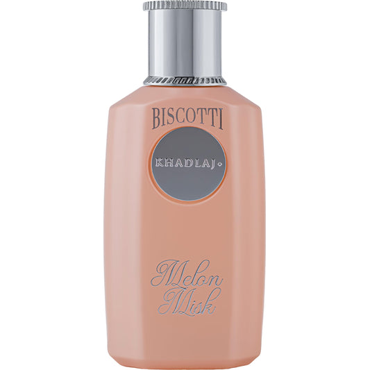 Melon Misk 100ml - Biscotti Collection by Khadlaj - Extrait De Perfume for Women Soft Melon Coconut - Sugar Vanilla Scent