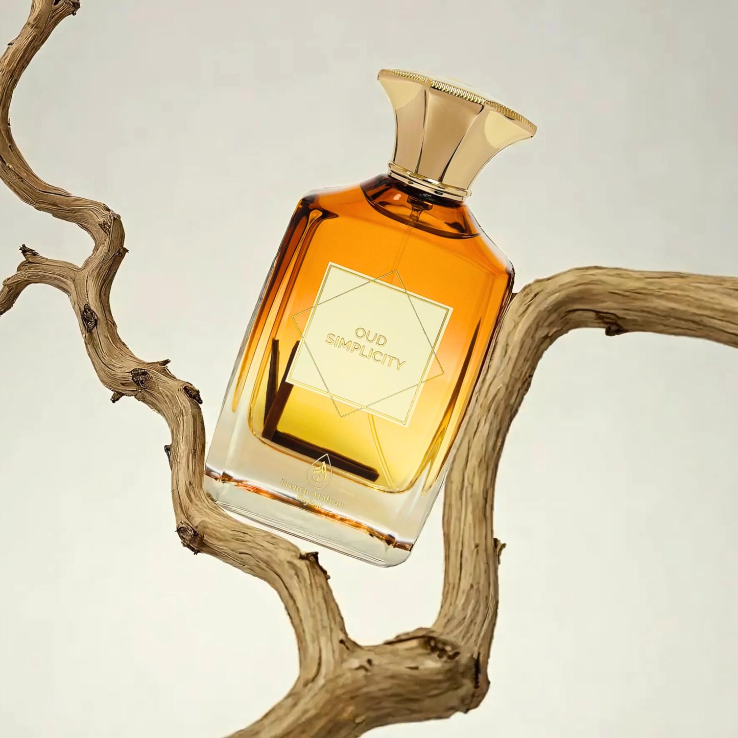 Oud Mood Simplicity 100ml by French Arabian Perfume - Sandalwood and Vanilla Scent - Luxury Arabic Perfume for Women and Men