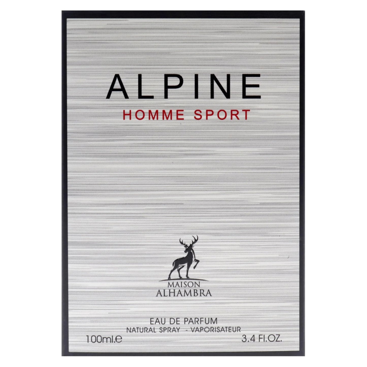 Alpine Homme Sport by Maison Alhambra for Men - 3.3 oz EDP Spray