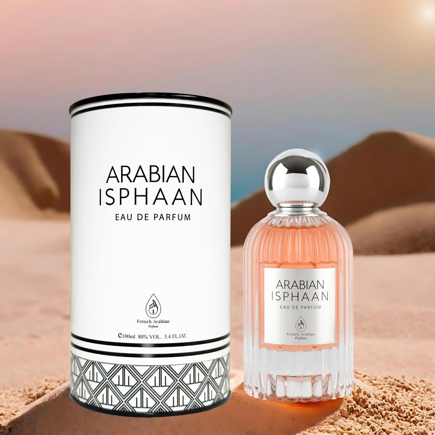 Arabian Isphaan 100ml EDP by French Arabian Perfumes | Unisex Eau de Parfum Oud Fragrance | Woody Floral Scent with Labdanum Rose Patchouli Saffron Oud & Sandalwood Notes | Luxury Oriental Perfume