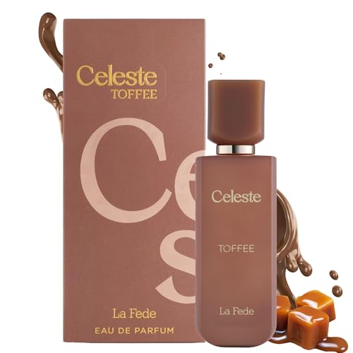 Celeste Toffee 100ml La Fede by Khadlaj Perfume for Women -Gourmand Truffle Cream with Notes of Caramel Coffee - Honey Vanilla Perfume Spray